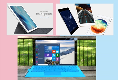 iPad mini 4とiPad ProとSurface Pro 4