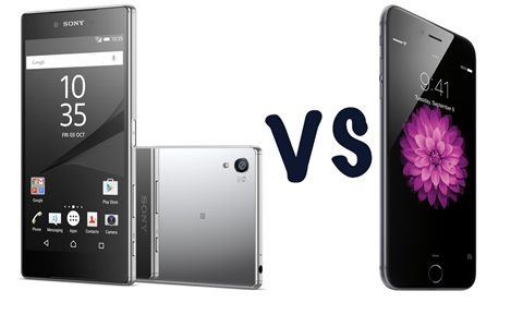 Xperia Z5 Premium vs iPhone 6s Plus