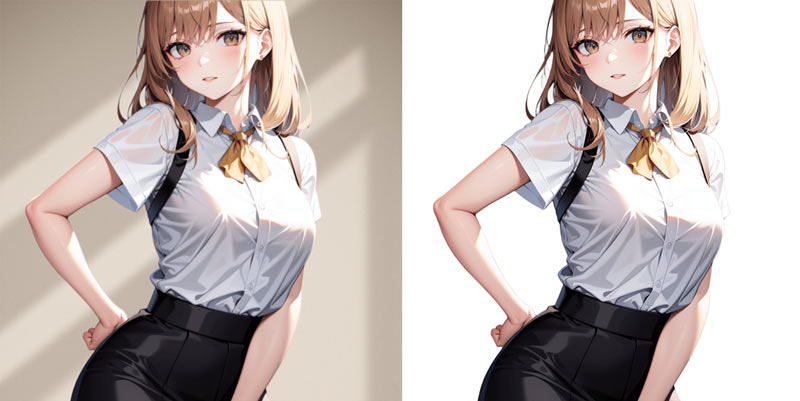 AIで写真の背景を白にする無料サイト1. remove.bg