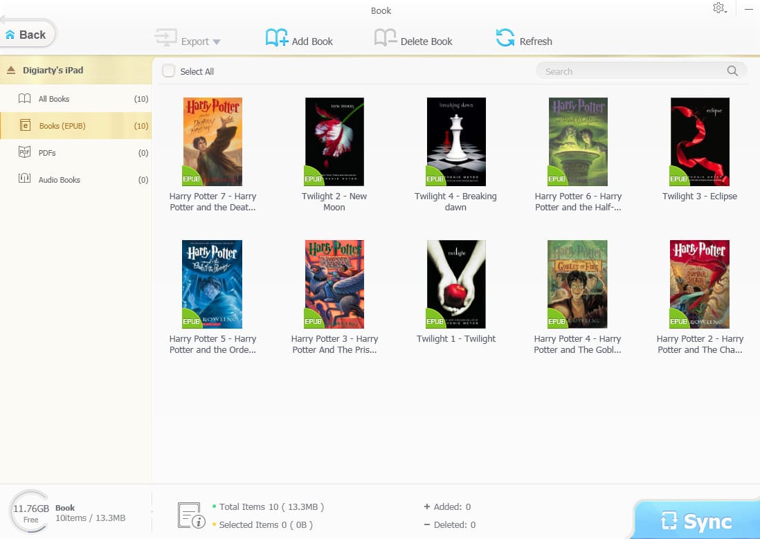 Transfer eBooks to iPad from PC