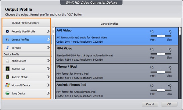 Designed Specific Profile Settings for your Devices