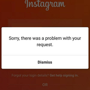 Can't Log in Instagram