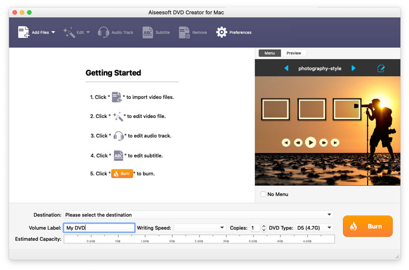 Aiseesoft DVD Creator for Mac