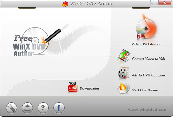 WinX DVD Author Interface