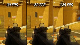 30 fps frente a 60 fps frente a 120 fps