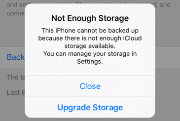 Not Enough iCloud Storage