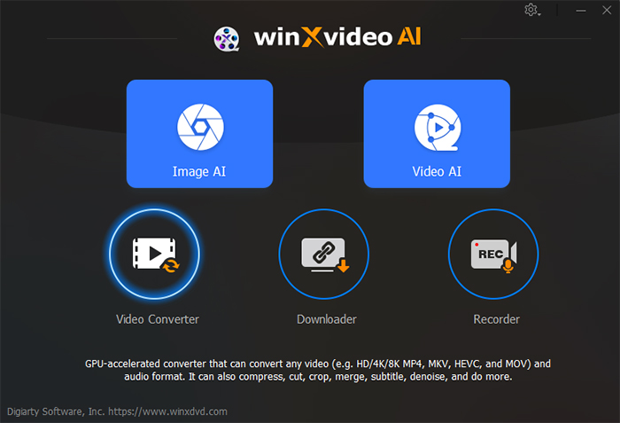 covnert MP4 to SWF Winxvideo AI