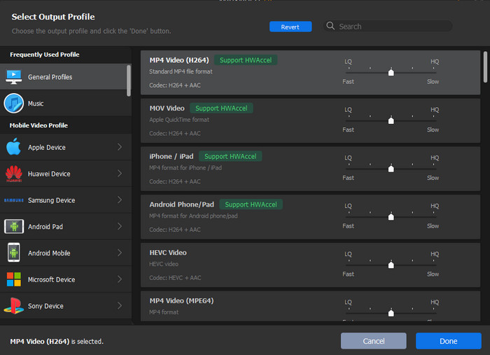 Transcode video to Chromecast compatible format