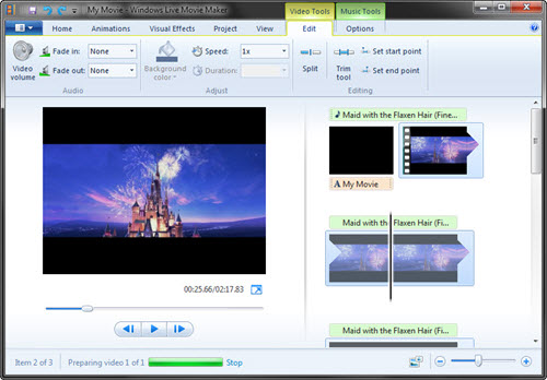 Windows Movie Maker - iMovie alternative for Windows