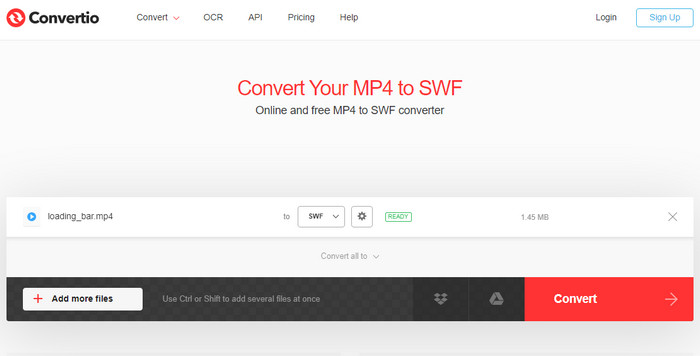 MP4 to SWF online