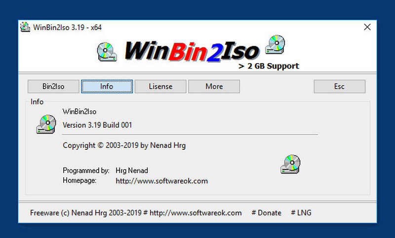 WinBin2Iso�FISO�ϊ��菇