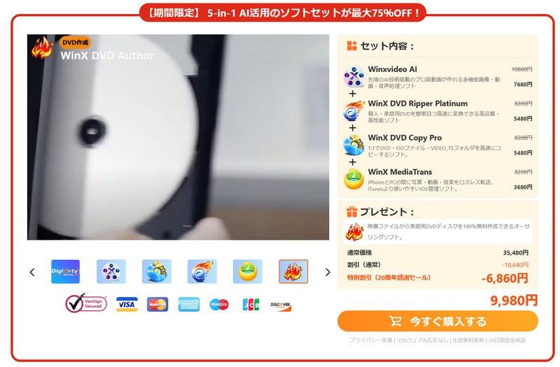 WinX DVD Copy Pro�N�[�|��