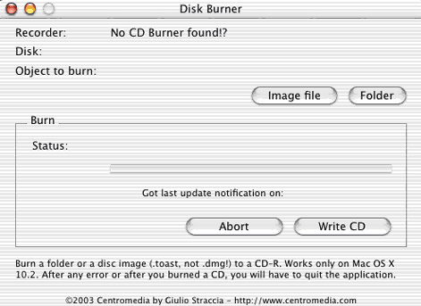 Disc BurnerでDVDオーサリング