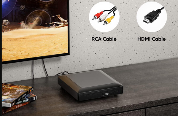 DVDプレーヤーとテレビを接続