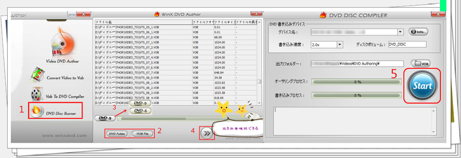 WinX DVD Author使い方