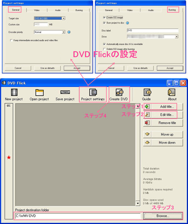 Dvd Flick使い方 Dvd Flickでdvdを作成する方法 Dvdフリック エラーの解決策