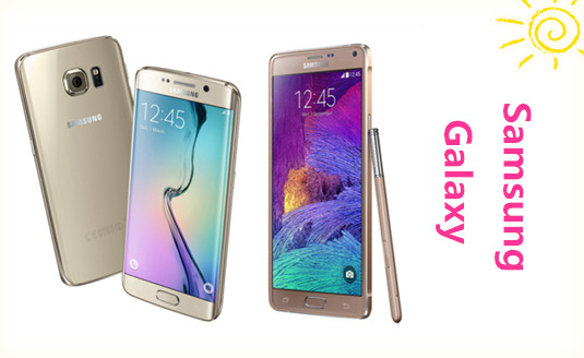 サムスンギャラクシーシリーズ最新機種galaxy s6 edge とgalaxy note 5