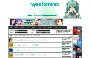 Nyaaトラッカー代替サイト