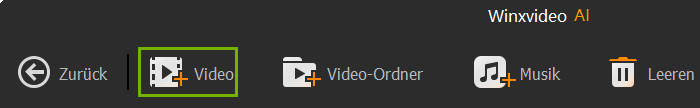 Video in Winxvideo AI importieren