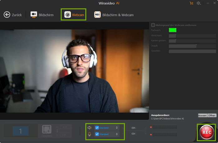 Wie man Video mit Webcam aufzeichnet