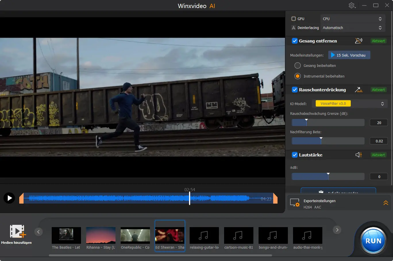 Audio-Unterdrückung