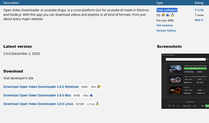 Open Video Downloader als Video-DownloadHelper-Alternative