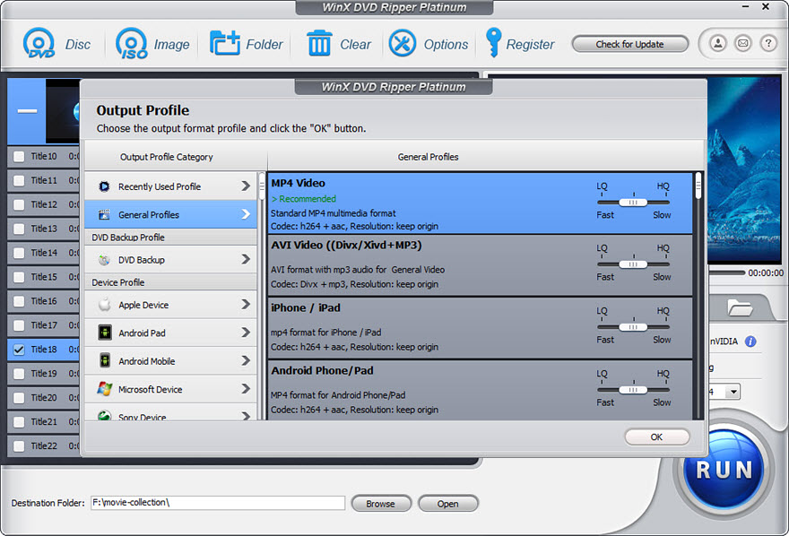 ripam DVD para MP4