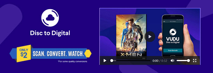 VUDU disc to digital