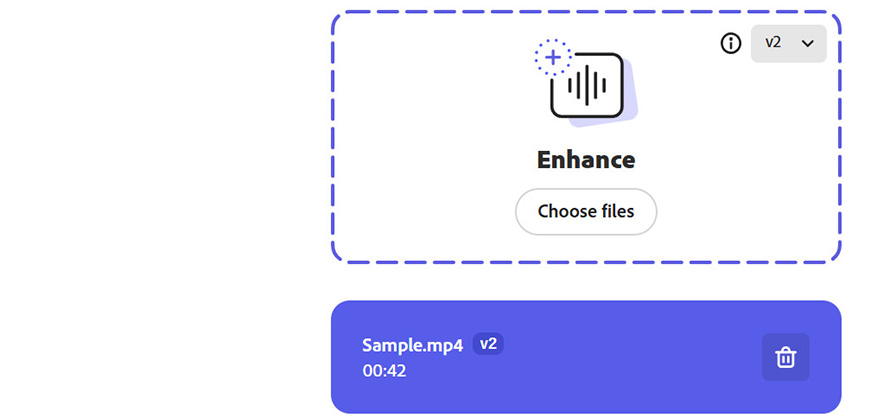 �����m�C�Y�����T�C�g�@�AAdobe Podcast Enhance