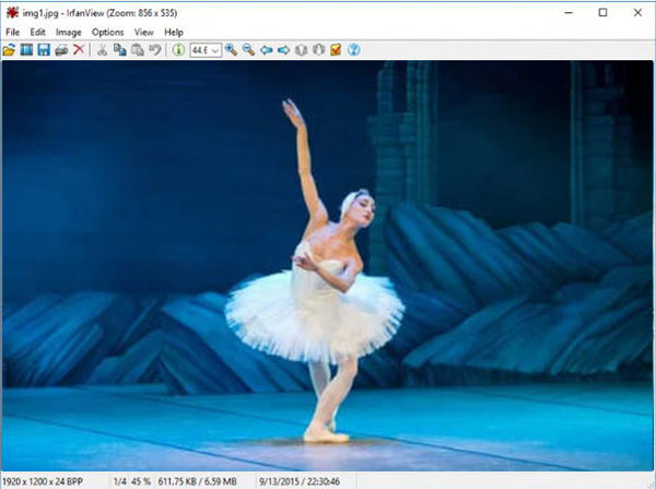 IrfanViewでJFIFをJPGに変換する