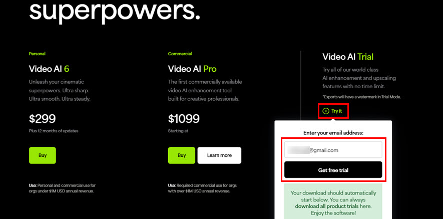 Topaz Video AI無料