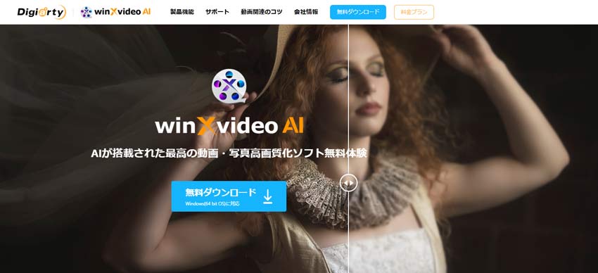 写真のレッタチにおすすめのソフト:Winxvideo AI