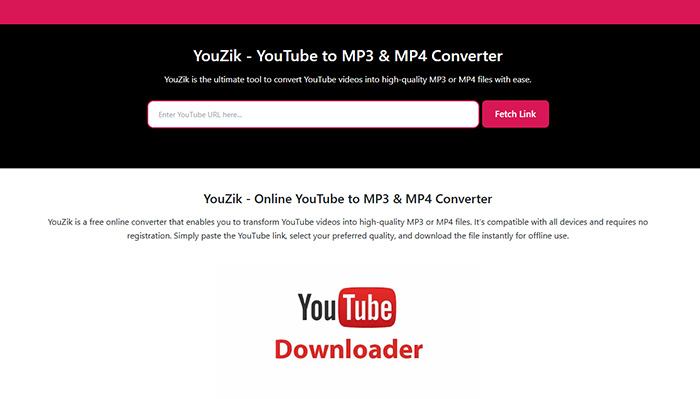 Descargar video de YouTube con YouZik