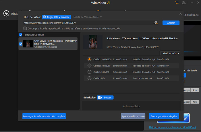como descargar un video de Facebook en HD PC