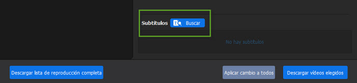 Descargar YouTube con subtítulos