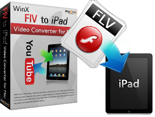 WinX FLV to iPad Video Converter for Mac