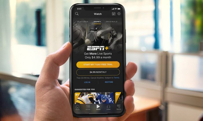 free app to stream football - WatchESPN