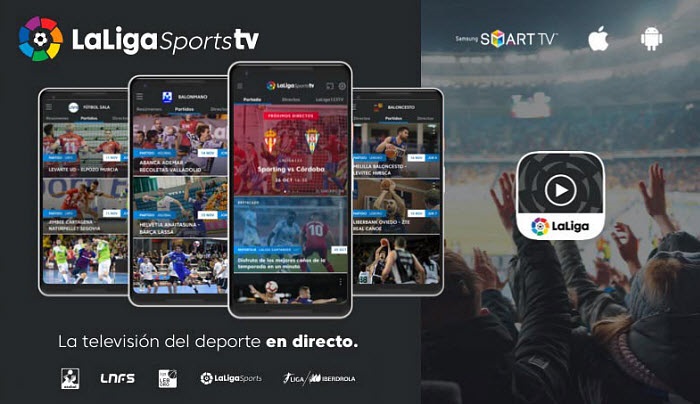 Free app to live stream football games - Laliga Sports TV