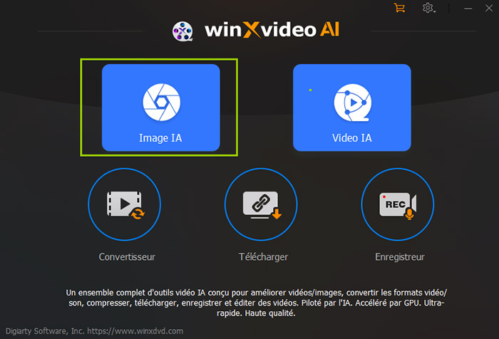 Winxvideo AI Amélioration d'Image