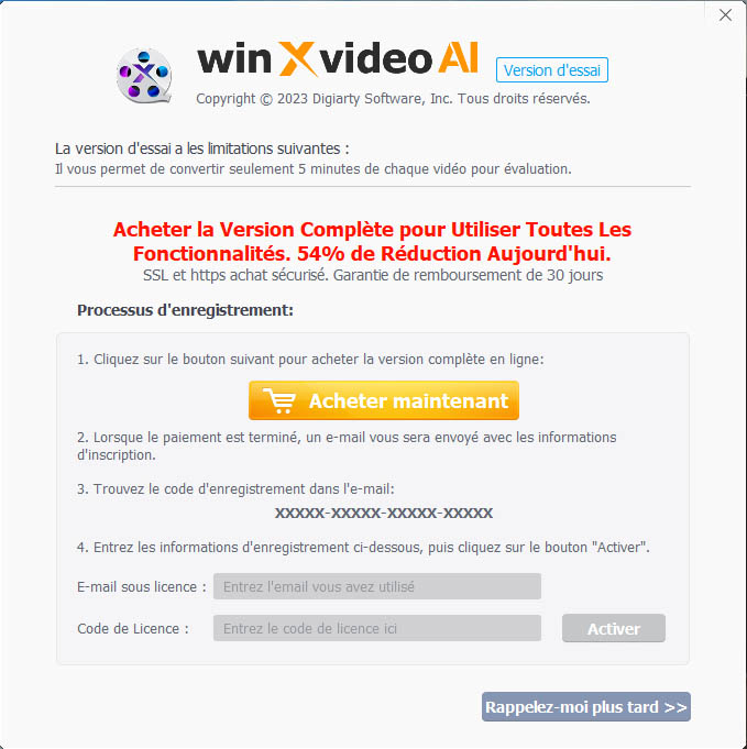 Enregistrer Winxvideo AI