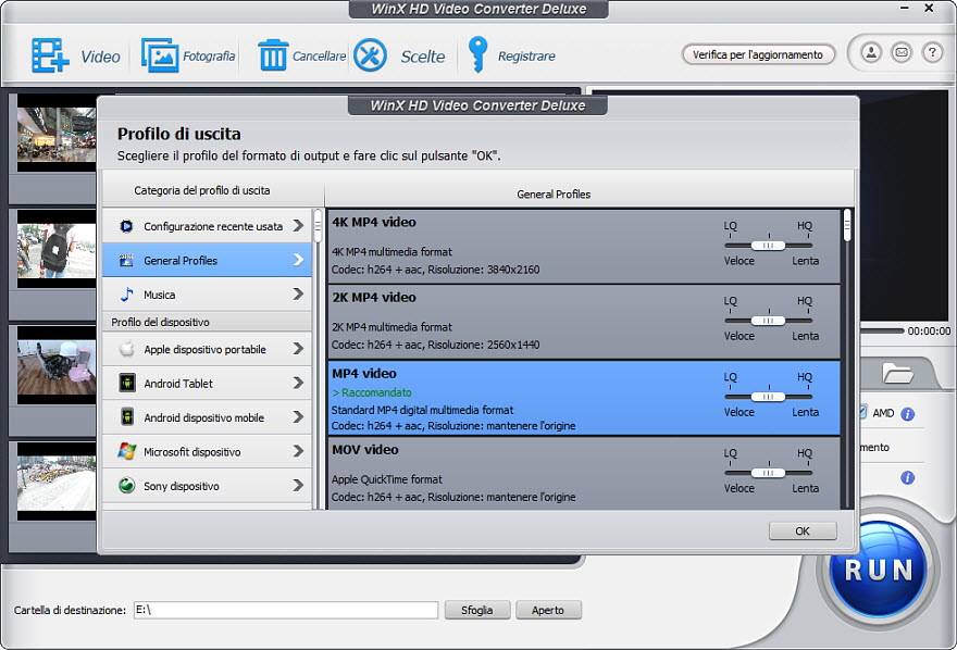 Convert video to 4K MP4