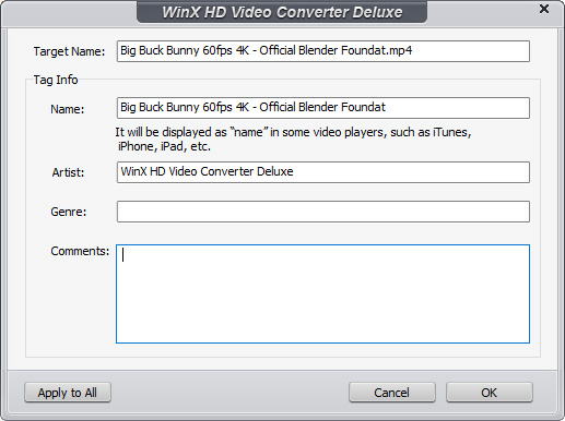 runtime terminate winx hd video converter
