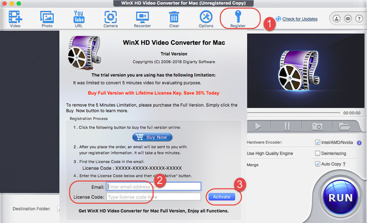 winx hd video converter mac