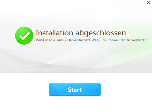 WinX MediaTrans installieren - Schritt 4