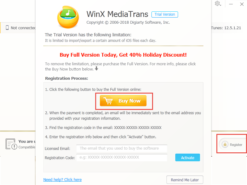 winx media trans key