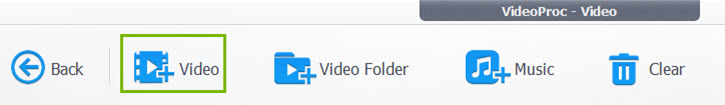 Add Video into VideoProc