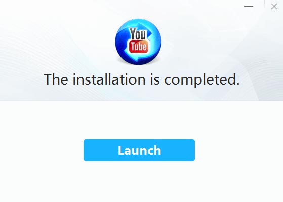 Start VideoProc - finish installation