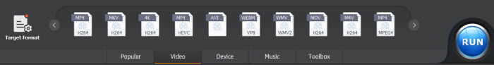 Select Output Format