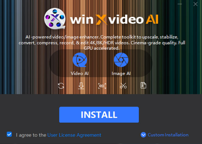 allow Winxvideo AI installation