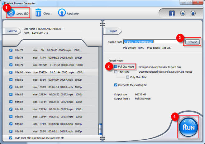 WinX Blu-ray Decrypter